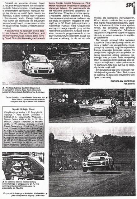Rajd Elmot - 1995r.